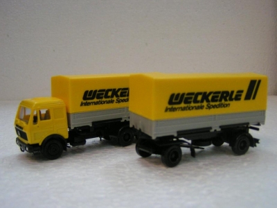 HERPA camion Mercedes-Benz Weckerle spedition Diecast models