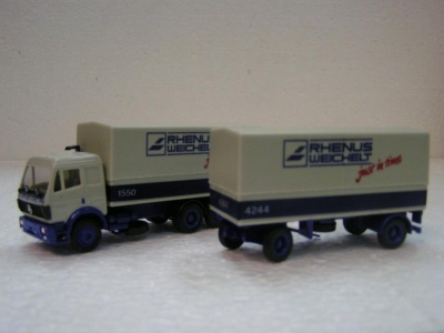 HERPA camion Mercedes-Benz Rhenus Weichelt Camions