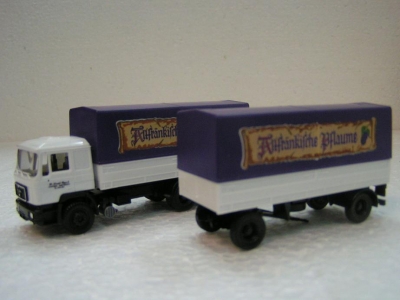 HERPA camion Man Alfrankilche Pflaume Tucks