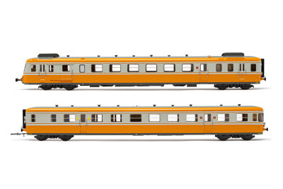JOUEF set Automoteur RGP 2 (2éléments) livrée orange /gris béton SNCF ep IV (Analogic DC) Promotions