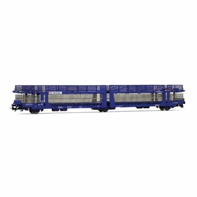 JOUEF  Wagon porte auto 3 essieux articulé modernisé Laeks 63C Transfesa 