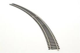 HORNBY rails courbes rayon R4 572mm 45° (8 pour faire un cercle) Echelle HO