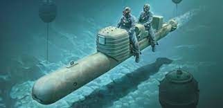 ITALERI plasic kit mini submarine SLC MAIALE + crew (cement and paints not included) Kits and landscapes