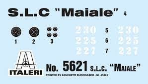 ITALERI plasic kit mini submarine SLC MAIALE + crew (cement and paints not included) Kits and landscapes