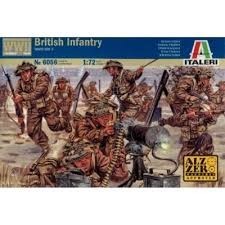 ITALERI figures britain infantry 2nd WW  (plastic kit cement and paints not included) Kits and landscapes