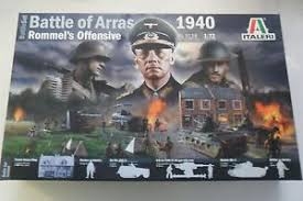 ITALERI kit à construire set de la bataille d'ARRAS (offensive de Rommel 1940) Decors et diorama