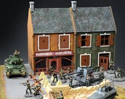 ITALERI kit à construire set de la bataille d'ARRAS (offensive de Rommel 1940) Decors et diorama