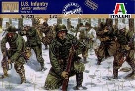 ITALERI figures US infantry winter 2nd WW (plastic kit cement and paints not included) Kits and plastic figures