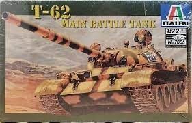 ITALERI plastic kit tank T62 (cement and paints not included) Kits and plastic figures