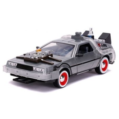 JADA HOLLYWOOD Rides De lorean time machine BTTF 3 grise Cars