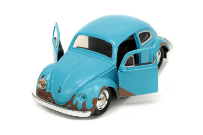 JADA 1/32 Volkswagen coccinelle w /STICH figure blue 1959 Véhicules miniatures