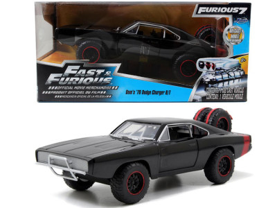 JADA 1/24 DODGE CHARGER OFF ROAD black 2015 FAST & FURIOUS By Heroes / Collections