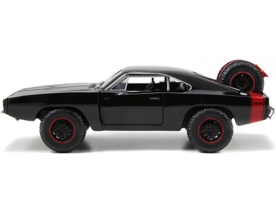 JADA 1/24 DODGE CHARGER OFF ROAD black 2015 FAST & FURIOUS Diecast models