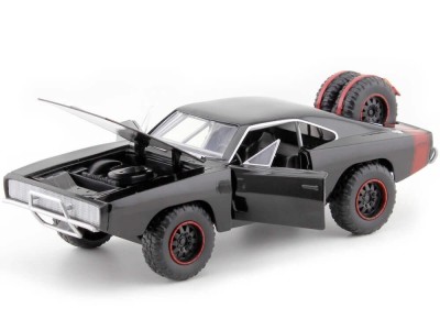 JADA 1/24 DODGE CHARGER OFF ROAD black 2015 FAST & FURIOUS Cars