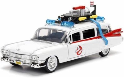 JADA 1/24 CADILLAC GHOSTBUSTERS ECTO-1 white 1959 Duty