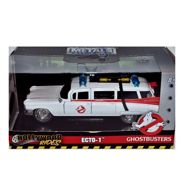 JADA 1/24 CADILLAC GHOSTBUSTERS ECTO-1 white 1959 By Heroes / Collections