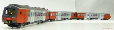 JÄGERNDORFER coffret d'automoteur ÖBB 4020 (3 éléments) epoche VI Echelle HO