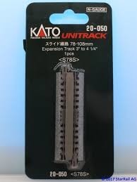 KATO  1 rail a longueur ajustable 78-108mm Rails et aiguillages