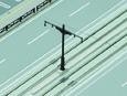 UNITRAMKATO Tram catenary pole set (10pcs) Track and track accessories
