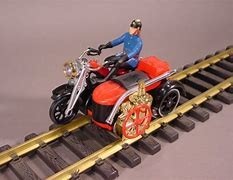 LGB moto tricycle sur rails des pompiers (analogique 2 rails CC) Locomotives et Automoteurs