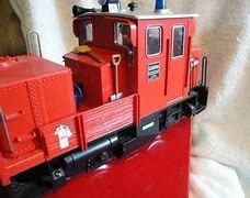 LGB Fire department diesel loco analogic 2 rails DC Other scales