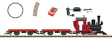 LGB coffret de train complet pour débuter avec rails, alimentation, locomotive et wagons adaptables LEGO Autres echelles