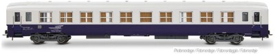 JOUEF Voiture voyageur DEV AO voiture de cantonnement bleu/blanche   SNCF ep IV/V HO scale