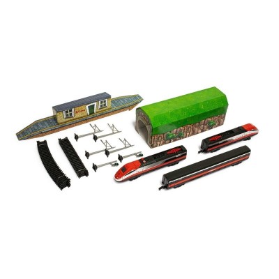 LIMA coffret de train jouet avec rails plastiques train rapide et accessoires