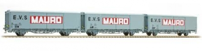 LS MODELS coffret de 3 wagons EVS Hs gris parois planes SNCF ep IV/V 