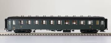 LSMODELS coffret de 3 Voitures OCEM (3x B10myfi)  vertes ,toits noirs SNCF ep IIIc HO scale