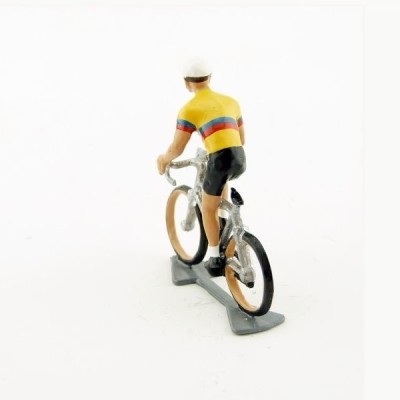 CBG MIGNOT cycliste du tour de France Maillot colombien en danseuse Figurines Plombs