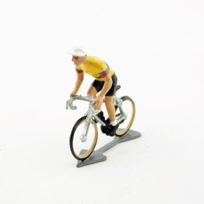 CBG MIGNOT cycliste du tour de France Maillot colombien en danseuse Figurines Plombs
