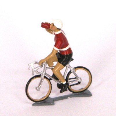 CBG MIGNOT cycliste du tour de France Maillot Danois  buvant gourde Figurines Plombs