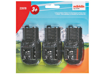 MARKLIN MY WORLD set de 3 butoirs plastiques pour gamme My WORLD Junior range