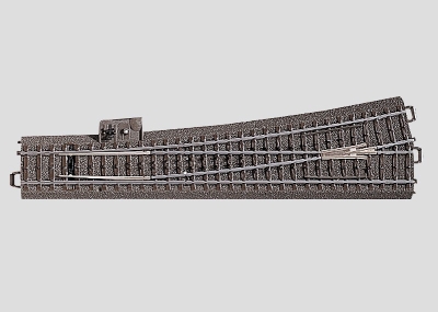 MÄRKLIN voie C Aiguillage gauche longueur 236,1mm angle 12,1° Trains