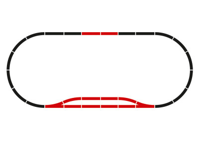 set de Rails MÄRKLIN voie C (extension C2 ) HO scale