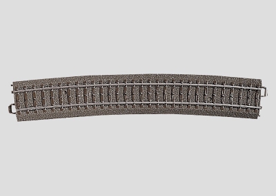 Rail courbe R=1114,6mm 12.1°MÄRKLIN voie C Echelle HO