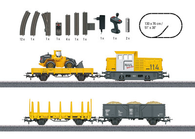 MARKLIN coffret de train de travaux Trains