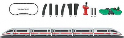 MARKLIN MY WORLD Big ICE train set with locomotive  ,wagons, accessories and a big tracks layout (up to 3 years) Sets