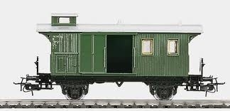 Fourgon voyageur 2 essieux avec plateforme d'extrémité DB Trains