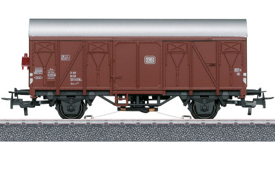 MARKLIN wagon couvert avec feux de fin de convoi DB ep III/IV Trains