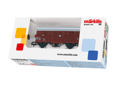 MARKLIN wagon couvert avec feux de fin de convoi DB ep III/IV Trains