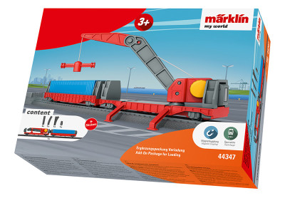 MARKLIN MYWORLD set de complément avec grue pour MÄRKLIN MY WORLD (dès 3 ans) Trains