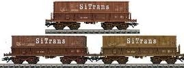 MÄRKLIN Set of 3 wagons trémie Falls SITRANS SNCB HO scale