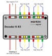 Decoder K 83 module récepteur pour 4 aiguillages ou signaux MARKLIN digital Echelle HO