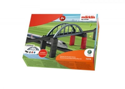 MARKLIN My WORLD ensemble de passage supérieur avec pont (sans les rails) Gamme junior