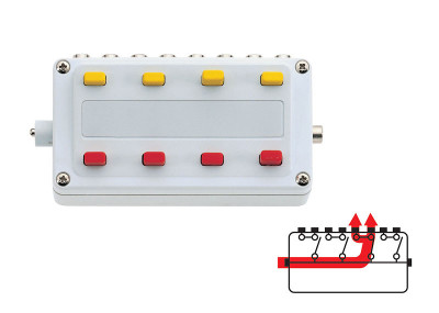 MARKLIN boitier avec 4 interrupteurs pour circuits électriques 12/19V Trains