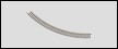 MARKLIN Z Rail courbe rayon 195mm 45° Z scale