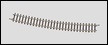 MARKLIN Z rail courbe contre courbe d'aiguillage 13° Rails et aiguillages