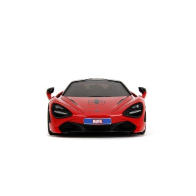JADA diecast car 1/24 MC LAREN 7205 w/SPIDERMAN figure red Marvel Diecast models